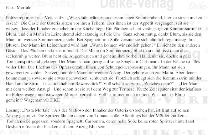 Pasta Mortale (Liz Blum)