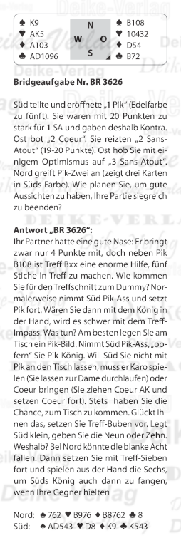Bridgeaufgabe KW 3626
