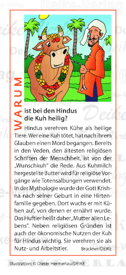 Warum ist den Hindus die Kuh heilig?