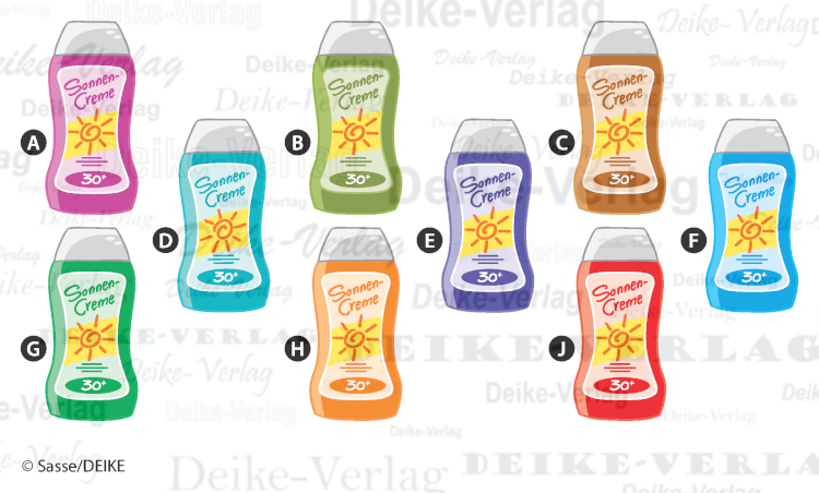 Sonnencreme - Einer fällt aus der Reihe